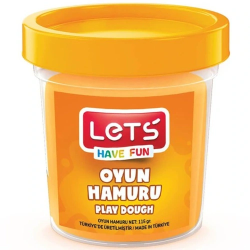 Lets Oyun Hamuru Tek Renk Turuncu 110 Gr L8440-8