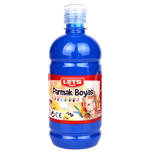 Lets Parmak Boyası 500 ML Mavi L-5006