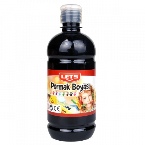 Lets Parmak Boyası 500 ML Siyah L-5009