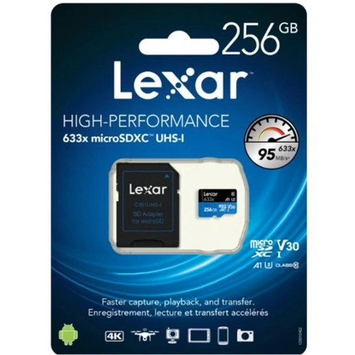 Lexar 512gb Microsdxc™ Uhs-ı, Sd Adaptörlü, 100 Mb-snye Kadar Okuma, 70 Mb-snye Kadar Yazma