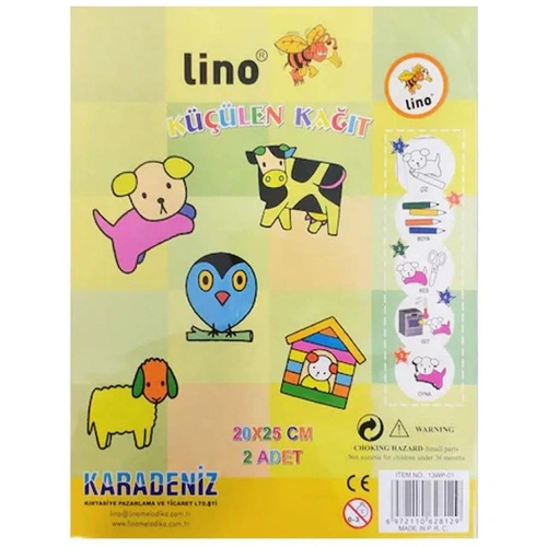 Lino Küçülen Kağıt 2 Li 20x25 Cm