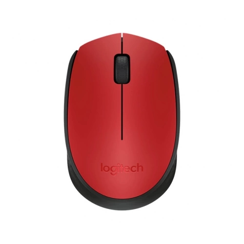 LOGITECH 910-004641, M171 Kırmızı, USB Nano 2,4G Kablosuz, 1000dpi, Optik, 3 Tuşlu, 12ay Pil Ömrü, Mouse