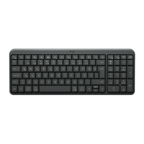LOGITECH K250, Siyah, 920-013460, Bluetooth, Türkçe Q, Multimedya, Kompakt Klavye