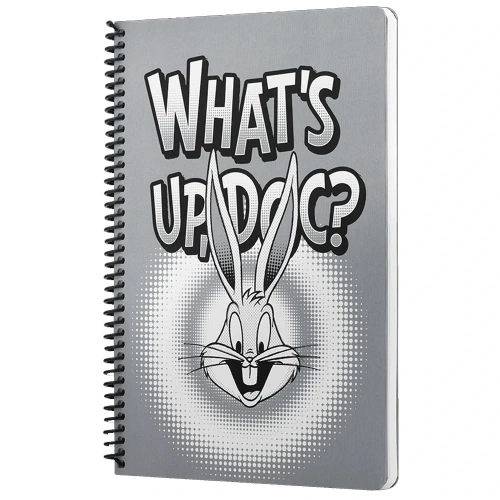 Mabbels Spiralli Defter Looney Tunes Whats Up Doc Gri 80 Yp 17x24 Dft-388487