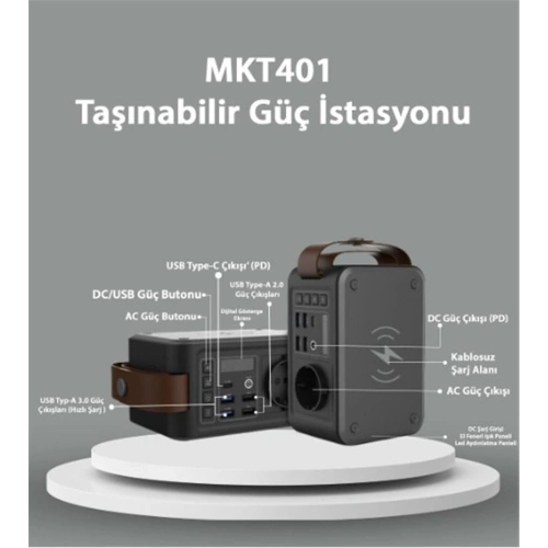 Makim Mkt401 Taşınabilir Güç İstasyonu