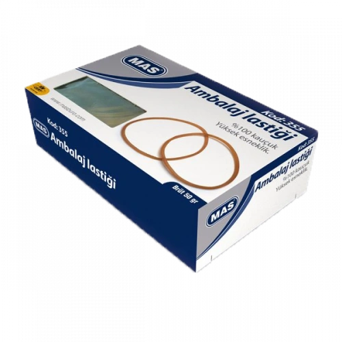 Mas Ambalaj Lastik Kutu Midi %100 Kauçuk 50 Gr 355
