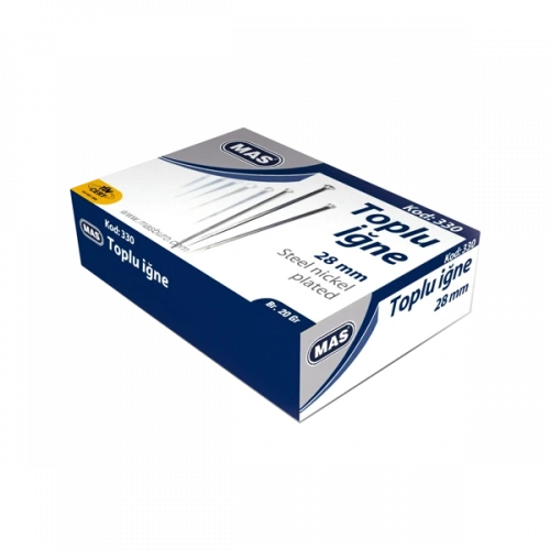 Mas Toplu İğne Nikel 28 Mm 20 Gr 330