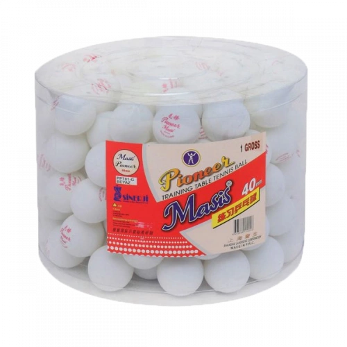 Masis Pin Pon Topu Pioneer 40 Mm Beyaz Ppt01-g