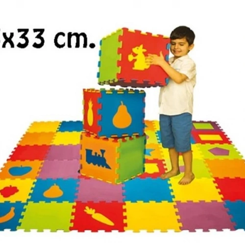 Matrax Eva Puzzle|33x33cm.x 7 Mm.| Geometrik Şekiller