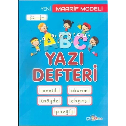 Mavi Boncuk Maarif Model Yazı Defteri Küçük Boy