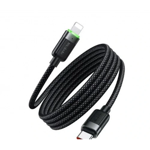 MCDODO CA-2010 36W USB-C TO LIGHTNING MANYETİK SARILABİLİR KABLO - 1.2 M SİYAH