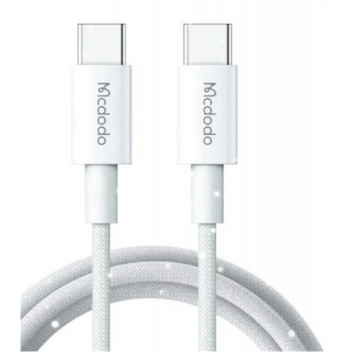 Mcdodo Ca-2770 60w Usb -c To Usb-c Şarj Ve Data Kablosu Beyaz - 1.2 M
