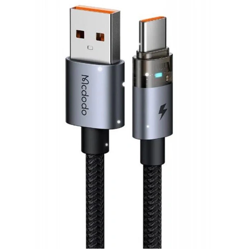 Mcdodo Ca-5581 Type-c To Type-c 100w 1.2m Led Işıklı Şeffaf Kablo