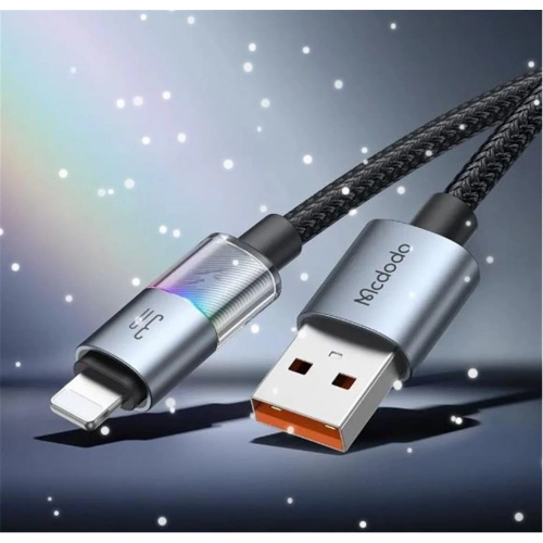 Mcdodo Ca-8170 Usb-a To Lighning 7 Renkli Işıklı 1.2m Kablo