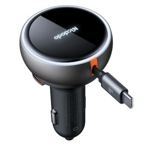 MCDODO CC-4850 80W USB-C Geri çekilebilir kablo Hızlı araç şarj cihazı