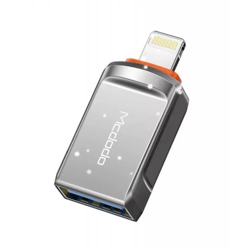 Mcdodo Ot-8600 Usb-a To Lightning Dönüştürücü Soket - Gri