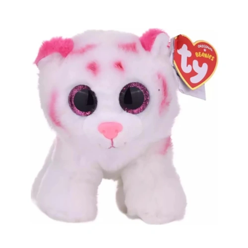 Mega Tabor - Pınk/Whıte Tıger Reg Pembe/Beyaz Aslan 15CM Peluş Oyuncak