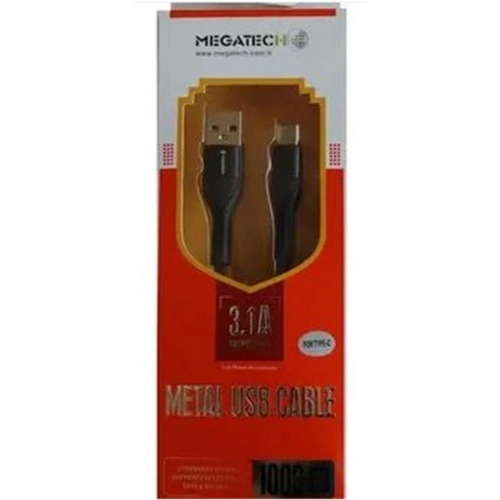 Megatech 3.1a A Örgülü Serisi Micro Data Kablosu Siyah