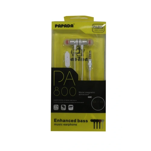 Megatech Papada Pa800 Beyaz Renk Mikrofonlu Mıknatıslı Kulaklık