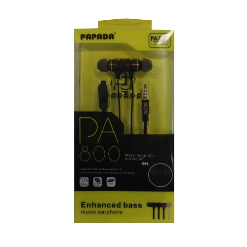 Megatech Papada PA800 Kahve Renk Mikrofonlu Mıknatıslı Kulaklık