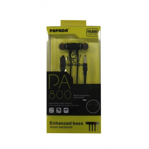 Megatech Papada Pa800 Siyah Renk Mikrofonlu Mıknatıslı Kulaklık