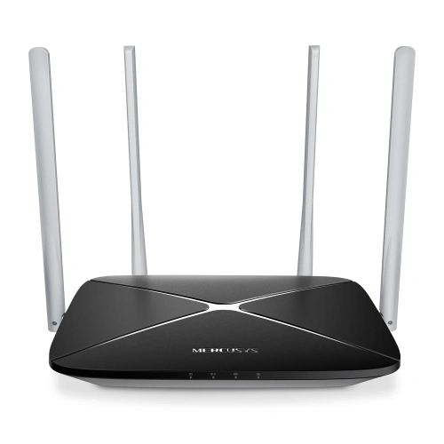 MERCUSYS AC12, AC1200, 4Port, 1200Mbps, DualBand, Masaüstü, Megabit, Router