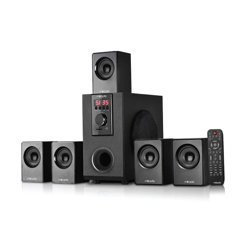 Mıkado Md-505, 70w, 5+1, Masaüstü, Fm/bt/sd/usb, Siyah Kasa, Speaker