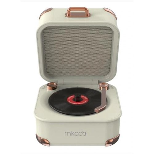 Mikado Md-62bt 5w 1200mah Krem Tf Kart + Bluetooth Destekli Klasik Retro Müzik Kutusu