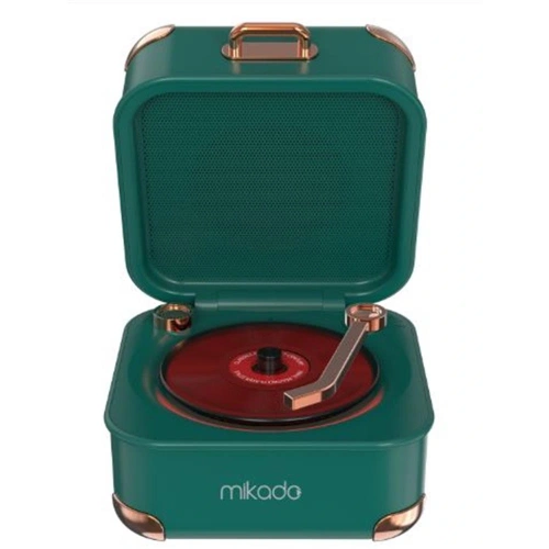 Mikado Md-62bt 5w 1200mah Yeşil Tf Kart + Bluetooth Destekli Klasik Retro Müzik Kutusu