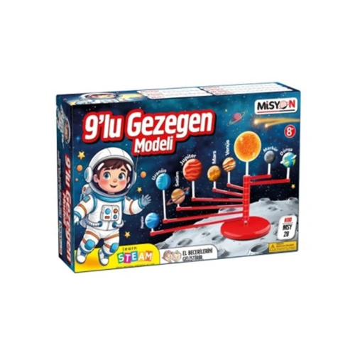 Misyon Gezegenler Modeli Boyamalı 9 Lu Gzg-009