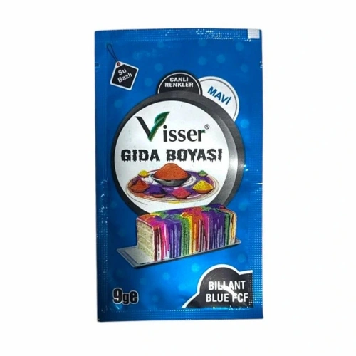 Misyon Visser Toz Gıda Boyası 9 Gr Mavi
