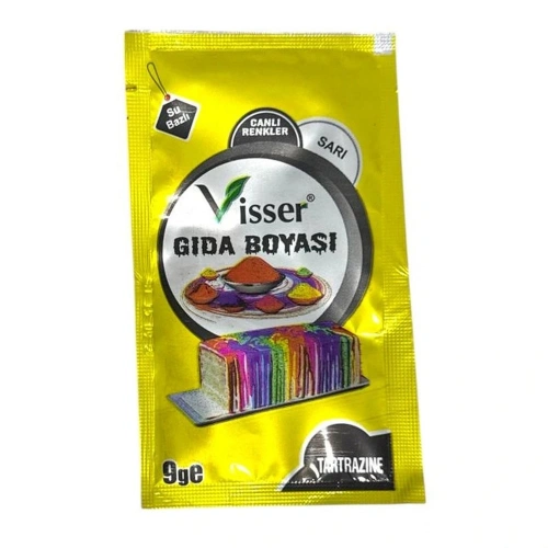 Misyon Visser Toz Gıda Boyası 9 Gr Sarı 12 Msy-0127