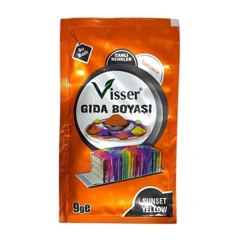 Misyon Visser Toz Gıda Boyası 9 Gr Turuncu-12