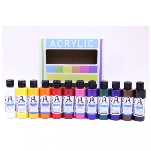 Mona Lisa Akrilik Boya 12x70 Ml Set