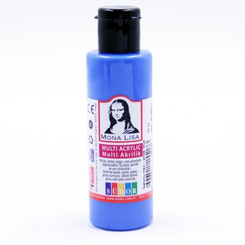 Mona Lisa Multi Akrilik 70 Ml Fosforlu Mavi Sd160-07