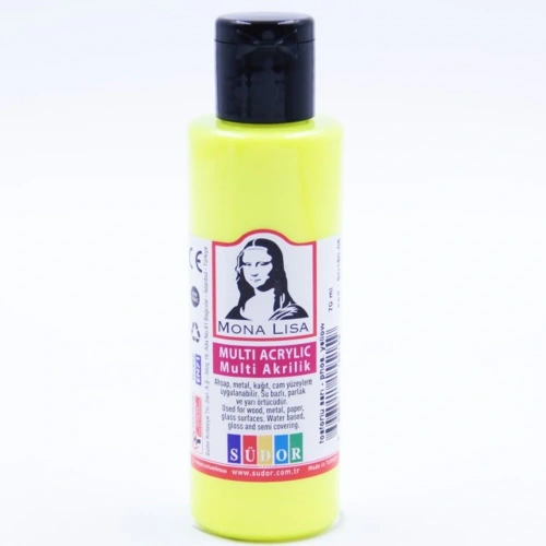 Mona Lisa Multi Akrilik 70 Ml Fosforlu Sarı Sd160-05