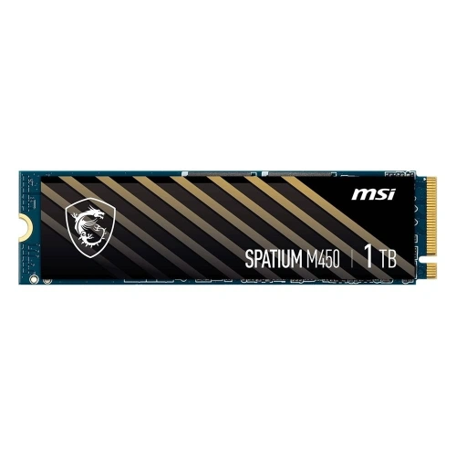Msi 1tb Spatium M450 V1 Nvme Pcıe Gen4 X4 Okuma 3400mb – Yazma 2400mb M.2 Ssd Disk
