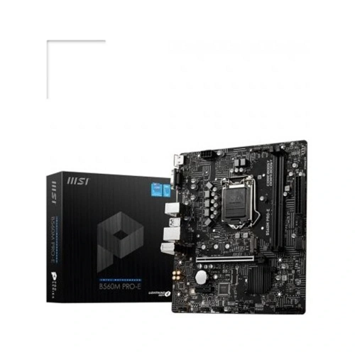 Msı B560m Pro-e Soket 1200 Ddr4 4800 (oc) Pcı-e Gen 4 ,m.2 Usb3.2 1x 1g Lan Matx Anakart