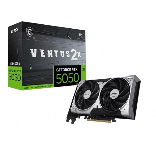 Msı Geforce Rtx5050 Ventus 2x Oc 8g 8gb Gddr6 128 Bit Dlss 4 Ekran Kartı