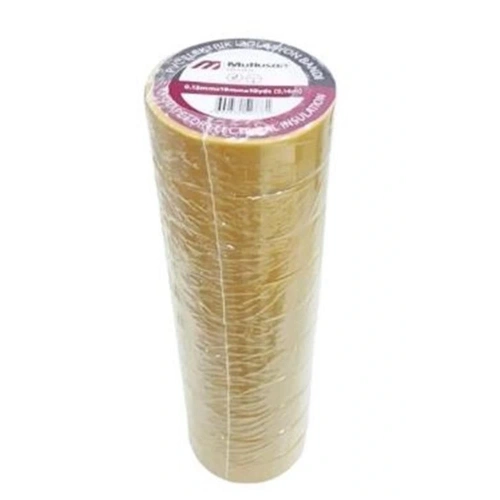 Mutlusan 10-19 İzole Bant 10lu(Elektrik Bant) Sarı 065133141019