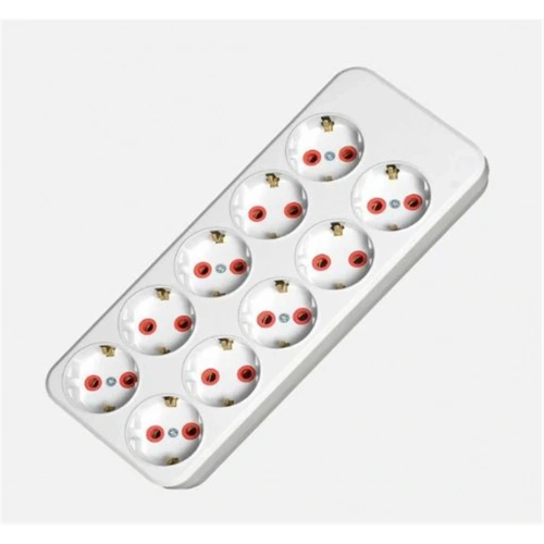 Mutlusan 10lu Topraklı Grup Priz (klemensli) 001 170 110001 00 00