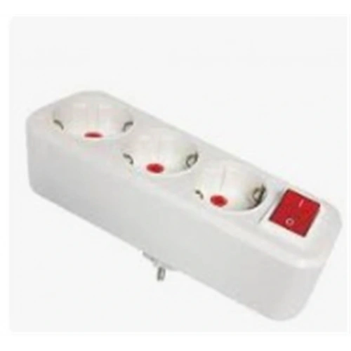 Mutlusan 3li Topraklı Anahtarlı  Fiş,priz Düz Tip (001 170 033004 00 00 )