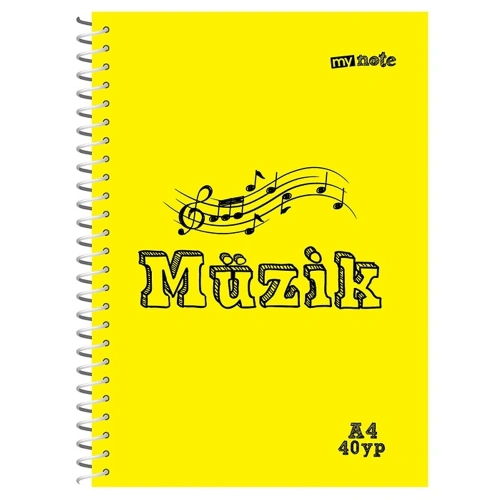 Mynote Flex Pp Müzik Defteri A4 40 Yp