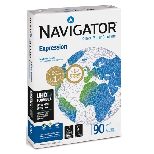 Navigator Gramajlı Fotokopi Kağıdı Expression 500 Lü A3 90 Gr Beyaz