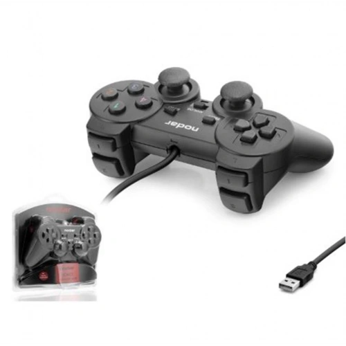 Nodar Nd401 Pc Uyumlu Kablolu Usb Gamepad Oyun Kolu - Siyah