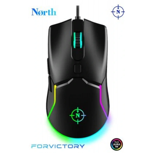 North Air Black Rgb Kablolu Profesyonel Oyuncu Mouse