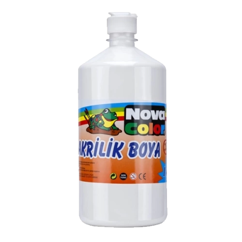 Nova Color Akrilik Boya 1 KG Beyaz NC-225
