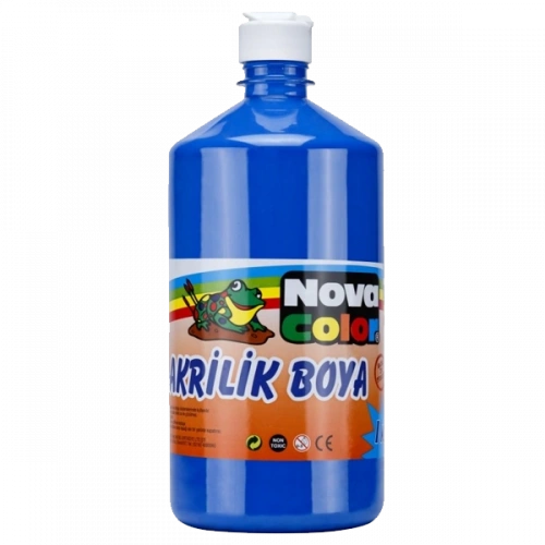 Nova Color Akrilik Boya 1 KG Mavi NC-223