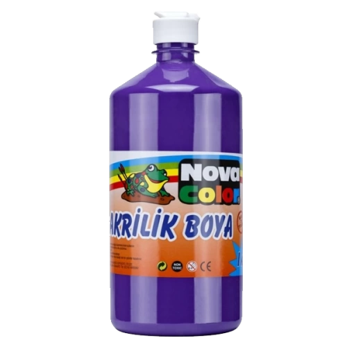 Nova Color Akrilik Boya 1 KG Mor NC-229