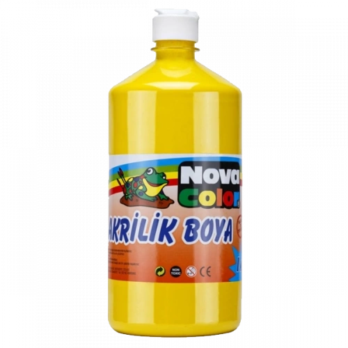 Nova Color Akrilik Boya 1 KG Sarı NC-221